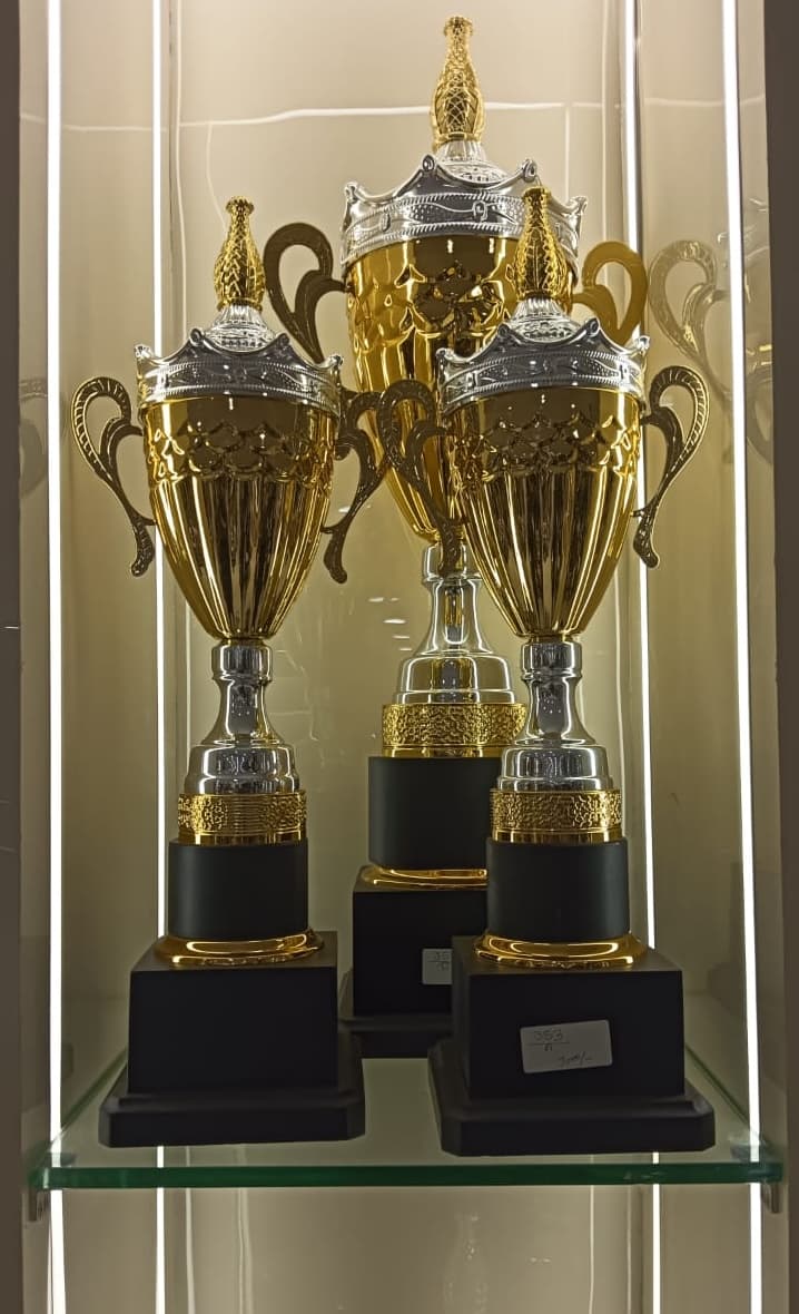 Victory Ribbon Golden Trophy